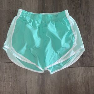 Mint Green Nike Running Shortd